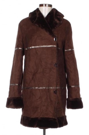 Γυναικείο παλτό Un Deux Trois, Μέγεθος S, Χρώμα Καφέ, Τιμή 24,99 €