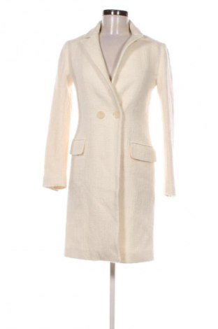 Dámský kabát  Zara, Velikost XS, Barva Krémová, Cena  772,00 Kč