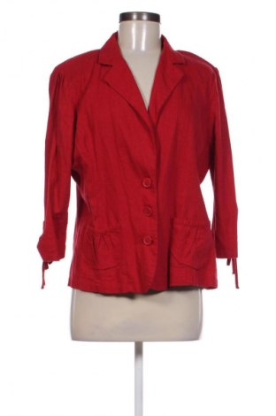 Damen Blazer Biaggini, Größe XXL, Farbe Rot, Preis 24,99 €