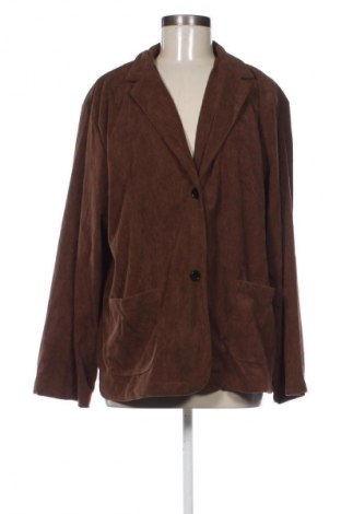 Γυναικείο σακάκι Unbranded, Μέγεθος 3XL, Χρώμα Καφέ, Τιμή 29,99 €, #133768824