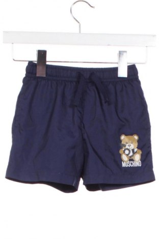Dziecięce szorty Moschino Junior, Rozmiar 3-4y/ 104-110 cm, Kolor Niebieski, Cena 116,99 zł
