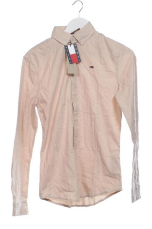 Herrenhemd Tommy Jeans, Größe XS, Farbe Beige, Preis € 38,99