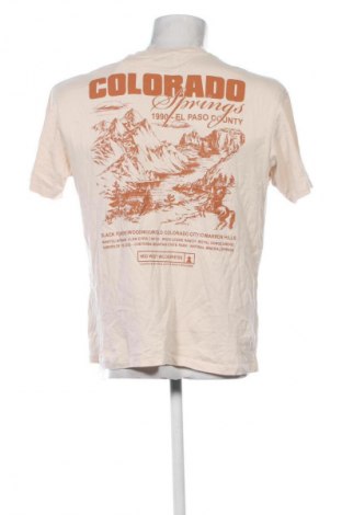 Męski T-shirt Jack & Jones, Rozmiar M, Kolor Beżowy, Cena 51,99 zł