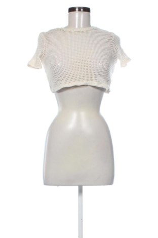 Bluză de femei Bershka, Mărime XS, Culoare Ecru, Preț 31,49 Lei, #137943553