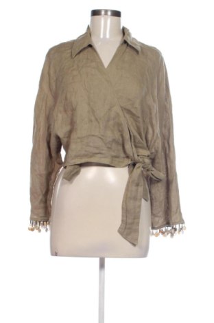 Bluzka damska Zara, Rozmiar L, Kolor Zielony, Cena 46,57 zł, #137948385