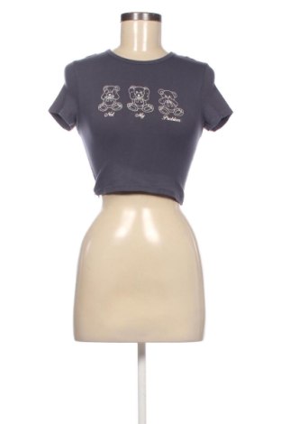 Bluză de femei Bershka, Mărime M, Culoare Albastru, Preț 49,98 Lei, #137953134