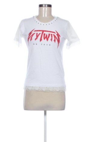 Damski T-shirt TWINSET, Rozmiar M, Kolor Biały, Cena 169,34 zł, #137974635