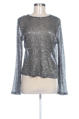 Γυναικεία μπλούζα Gina Tricot, Μέγεθος M, Χρώμα Ασημί, Τιμή 18,90 €, #137981664