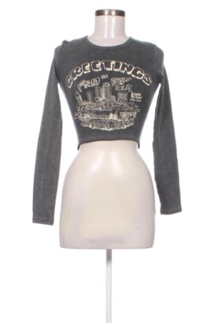 Bluzka damska Bershka, Rozmiar S, Kolor Szary, Cena 63,55 zł, #137990332