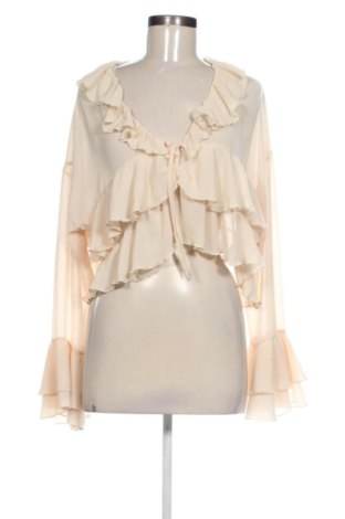 Bluzka damska Bershka, Rozmiar L, Kolor ecru, Cena 29,63 zł, #137992395