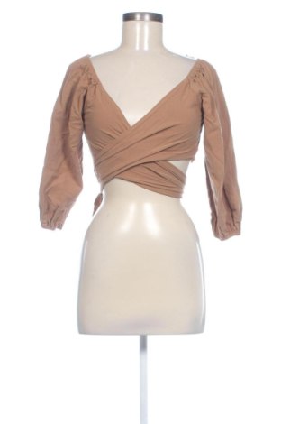 Дамска блуза SHEIN, Размер S, Цвят Кафяв, Цена 5,00 €, #137995995