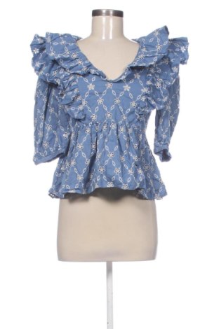 Bluză de femei Zara, Mărime XS, Culoare Albastru, Preț 106,19 Lei, #137967328