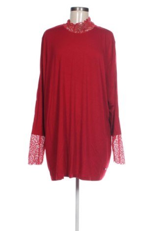 Bluzka damska Ulla Popken, Rozmiar 3XL, Kolor Czerwony, Cena 190,61 zł, #137975153