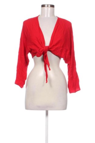 Cardigan de damă Stradivarius, Mărime XS, Culoare Roșu, Preț 51,34 Lei, #137933560