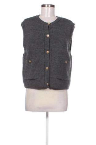 Дамска жилетка Zara, Размер L, Цвят Сив, Цена 16,00 €, #137989958