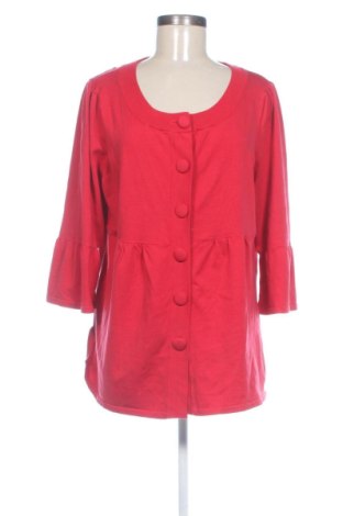 Damen Strickjacke Style & Co, Größe XXL, Farbe Rot, Preis 13,15 €, #137994026