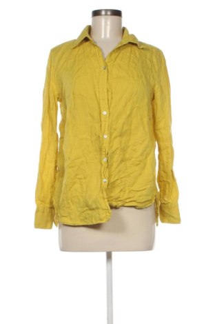 Дамска риза Massimo Dutti, Размер M, Цвят Жълт, Цена 30,48 €, #137930536