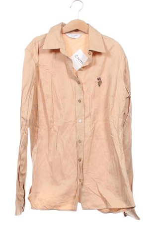 Damska koszula U.S. Polo Assn., Rozmiar XS, Kolor Beżowy, Cena 110,49 zł, #137948281