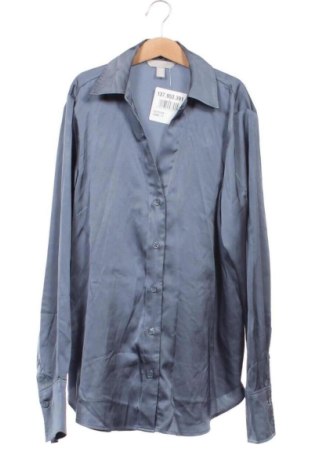 Cămașă de femei H&M, Mărime XS, Culoare Albastru, Preț 57,74 Lei, #137953391