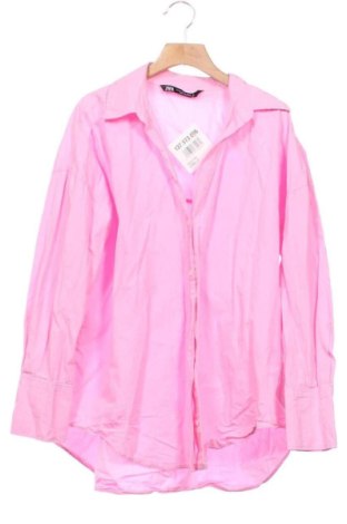 Cămașă de femei Zara, Mărime XS, Culoare Roz, Preț 68,24 Lei, #137973006