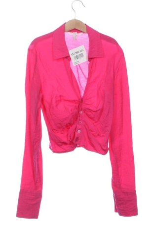 Cămașă de femei H&M, Mărime XS, Culoare Roz, Preț 41,99 Lei, #137989125