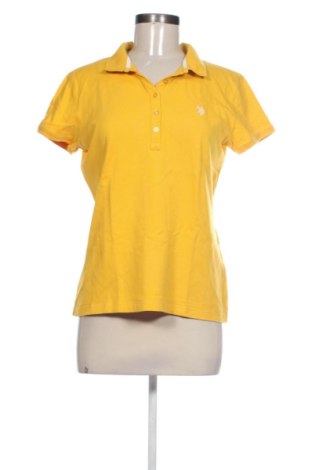 Γυναικείο t-shirt U.S. Polo Assn., Μέγεθος L, Χρώμα Κίτρινο, Τιμή 20,00 €, #137939967