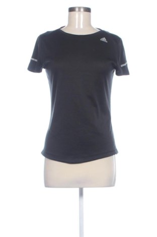 Γυναικείο t-shirt Adidas, Μέγεθος S, Χρώμα Μαύρο, Τιμή 18,00 €, #137948214