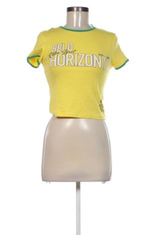 Női póló Bershka, Méret M, Szín Sárga, Ár 3 191 Ft, #137966459