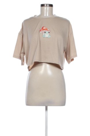 Дамска тениска SHEIN, Размер XL, Цвят Бежов, Цена 7,00 €, #137968034