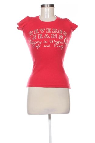 Damen T-Shirt Devergo, Größe XS, Farbe Rot, Preis 8,63 €, #137970332
