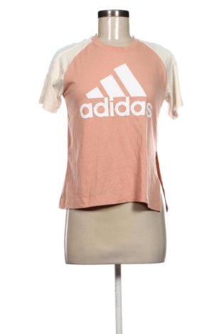 Damski T-shirt Adidas, Rozmiar S, Kolor Różowy, Cena 88,90 zł, #137975106