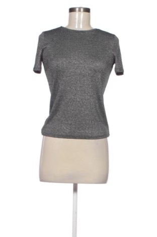 Damen T-Shirt Zara, Größe S, Farbe Silber, Preis 10,00 €, #137979415