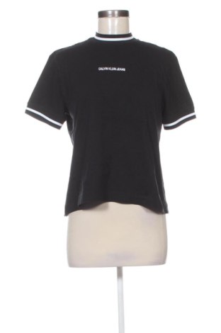 Damski T-shirt Calvin Klein Jeans, Rozmiar L, Kolor Czarny, Cena 98,40 zł, #137994545