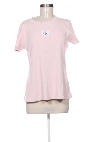 Damski T-shirt Calvin Klein Jeans, Rozmiar L, Kolor Różowy, Cena 80,44 zł, #137922779