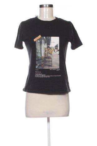 Γυναικείο t-shirt Mango, Μέγεθος S, Χρώμα Μαύρο, Τιμή 9,91 €, #137951801