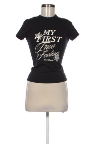 Tricou de femei Bershka, Mărime S, Culoare Negru, Preț 47,24 Lei, #137961644