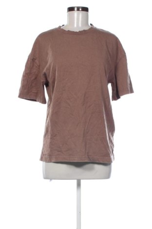 Damski T-shirt Zara, Rozmiar L, Kolor Popielaty róż, Cena 42,34 zł, #137970221