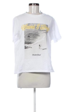 Damski T-shirt Sinsay, Rozmiar M, Kolor Biały, Cena 33,87 zł, #137985921