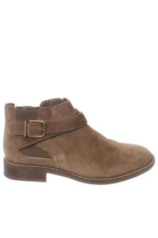 Damskie botki Clarks, Rozmiar 37, Kolor Beżowy, Cena 475,75 zł, #137945234