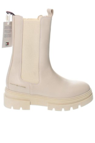Damskie botki Tommy Hilfiger, Rozmiar 38, Kolor Beżowy, Cena 558,82 zł, #137973041