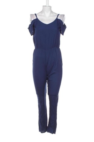 Salopetă lungă de damă Kiabi, Mărime S, Culoare Albastru, Preț 99,73 Lei, #137956577