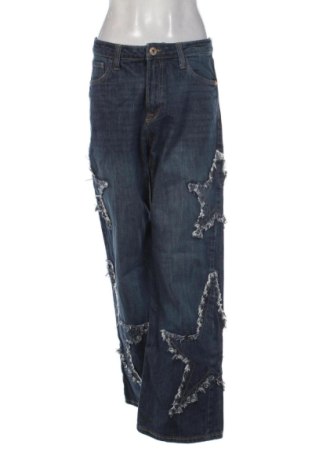 Dámske džínsy  Bershka, Veľkosť M, Farba Modrá, Cena  14,00 €, #137934802