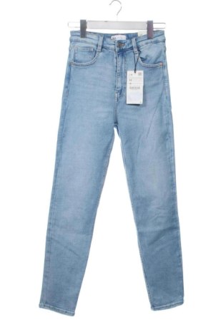 Blugi de femei Zara, Mărime XXS, Culoare Albastru, Preț 183,72 Lei, #137934925