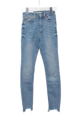 Blugi de femei Zara, Mărime XXS, Culoare Albastru, Preț 183,72 Lei, #137935018