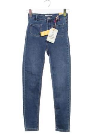 Blugi de femei Pull&Bear, Mărime XXS, Culoare Albastru, Preț 107,00 Lei, #137939443