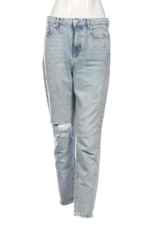 Дамски дънки Gina Tricot, Размер L, Цвят Син, Цена 13,00 €, #137947545