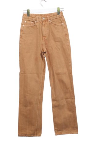 Damskie jeansy Weekday, Rozmiar XS, Kolor Beżowy, Cena 71,97 zł, #137948407