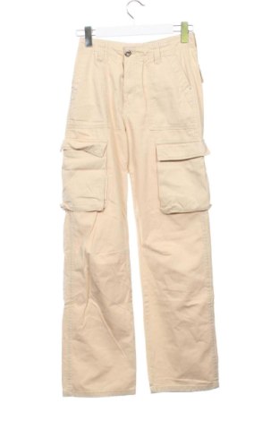 Damskie jeansy Bershka, Rozmiar XS, Kolor Beżowy, Cena 50,80 zł, #137950315
