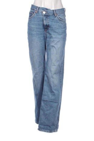 Blugi de femei Pull&Bear, Mărime M, Culoare Albastru, Preț 62,99 Lei, #137959431