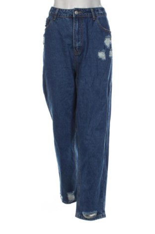 Damskie jeansy SHEIN, Rozmiar XL, Kolor Niebieski, Cena 38,10 zł, #137965744